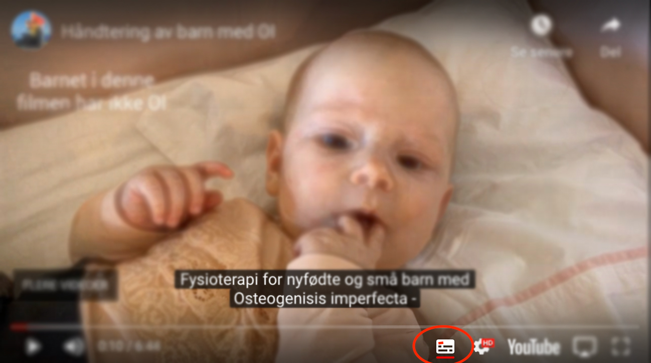 P denne side linkes til nogle norske videoer, der giver gode rd om hndtering af smbrn. Nr man har klikket p full screen kan videoerne oversttes til dansk, via YouTubes automatiske undertekstningssystem.